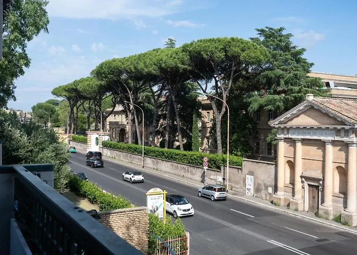 Apartament La Casa Del Tomo - Metro A - Parcheggio Privato - 6 Ospiti